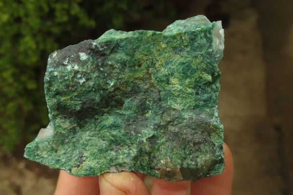 Natural Green Jade Specimens x 24 From Nsaje, Malawi