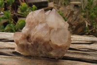 Natural Smokey Quartz Clusters x 2 From Luena, Congo