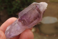 Natural Smokey Amethyst Crystals x 12 From Chiredzi, Zimbabwe