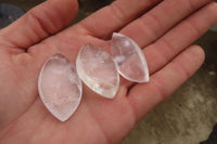 Polished Clear Quartz "Angel Tears" Pendant Pieces x 20 From Madagascar