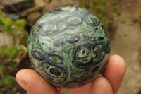 Polished Stromatolite Jasper Spheres x 4 From Madagascar