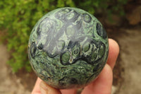 Polished Stromatolite Jasper Spheres x 4 From Madagascar