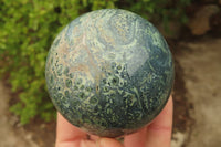 Polished Stromatolite Jasper Spheres x 4 From Madagascar