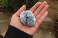 Natural Celestite Specimens x 6 From Sakoany, Madagascar