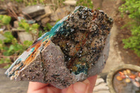 Natural Libethenite Crystals On Dolomite Matrix Specimens x 6 From Shituru, Congo