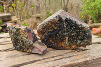 Natural Libethenite Crystals On Dolomite Matrix Specimens x 6 From Shituru, Congo