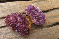 Natural Amethyst Clusters x 35 From Kwaggafontein, South Africa