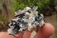 Natural Aegirine With Smokey Quartz Specimens x 20 From Zomba, Malawi