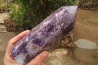 Polished Lepidolite Tower x 1 From Madagascar