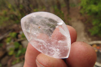 Polished Clear Quartz "Angel Tears" Pendant Pieces x 20 From Madagascar