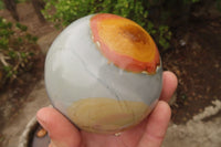 Polished Polychrome Jasper Spheres x 3 From Mahajanga, Madagascar