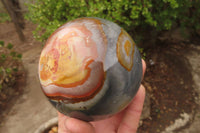 Polished Polychrome Jasper Spheres x 3 From Mahajanga, Madagascar