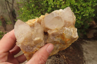 Natural Smokey Quartz Clusters x 2 From Luena, Congo