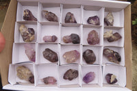 Natural Amethyst Crystals x 20 From Chiredzi, Zimbabwe