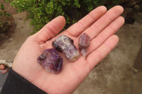 Natural Amethyst Crystals x 20 From Chiredzi, Zimbabwe