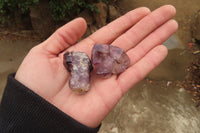 Natural Amethyst Crystals x 20 From Chiredzi, Zimbabwe