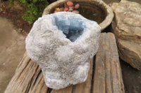 Natural Celestite Geode x 1 From Sakoany, Madagascar