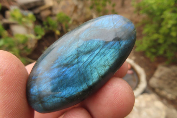 Polished Labradorite Galet / Palm Stones x 20 From Tulear, Madagascar