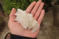 Natural Quartz Clusters x 6 From Madagascar