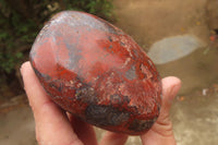 Polished Red Jasper Standing Free Forms x 6 From Madagascar