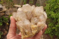 Natural Quartz Clusters x 2 From Luena, Congo