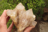 Natural Quartz Clusters x 2 From Luena, Congo