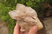 Natural Quartz Clusters x 2 From Luena, Congo