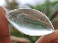 Polished Clear Quartz "Angel Tears" Pendant Pieces x 20 From Madagascar