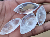 Polished Clear Quartz "Angel Tears" Pendant Pieces x 20 From Madagascar