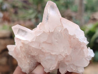 Natural Clear Quartz Clusters x 12 From Madagascar