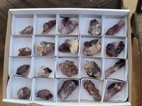 Natural Amethyst Crystals x 20 From Chiredzi, Zimbabwe