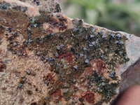 Natural Libethenite Crystals On Dolomite Matrix Specimens x 3 From Shituru, Congo