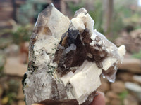 Natural Aegirine With Smokey Quartz Specimens x 6 From Malawi