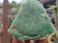 Natural Green Jade Cobbed Specimens x 12 From Swaziland