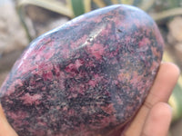 Polished Rhodonite Free Forms x 8 From Zimbabwe