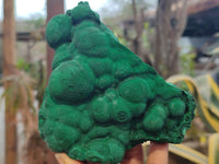 Natural Botryoidal Malachite Specimens x 2 From Congo