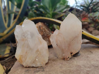 Natural Quartz Clusters x 4 From Madagascar