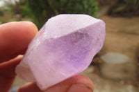 Natural Jacaranda Amethyst Single Crystals x 35 From Zambia