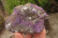 Natural Metallic Purpurite Cobbed Specimens x 6 From Erongo, Namibia