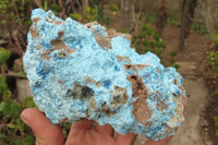 Natural Shattuckite Dolomite Specimens x 4 From Namibia