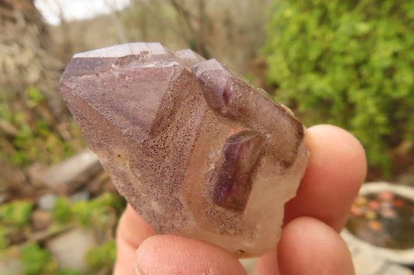 Natural Mixed Quartz Clusters x 12 From Brandberg, Namibia