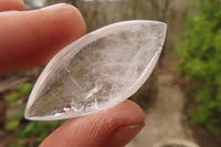 Polished Clear Quartz "Angel Tears" Pendant Pieces x 20 From Madagascar