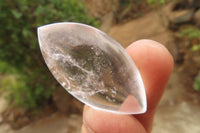 Polished Clear Quartz "Angel Tears" Pendant Pieces x 20 From Madagascar