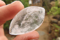 Polished Clear Quartz "Angel Tears" Pendant Pieces x 20 From Madagascar