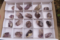 Natural Amethyst Crystal Specimens x 20 From Chiredzi, Zimbabwe