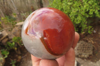 Polished Polychrome Jasper Spheres x 6 From Mahajanga, Madagascar