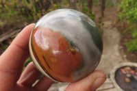 Polished Polychrome Jasper Spheres x 6 From Mahajanga, Madagascar