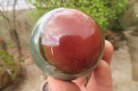 Polished Polychrome Jasper Spheres x 6 From Mahajanga, Madagascar