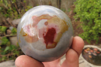 Polished Polychrome Jasper Spheres x 6 From Mahajanga, Madagascar