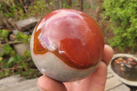 Polished Polychrome Jasper Spheres x 6 From Mahajanga, Madagascar